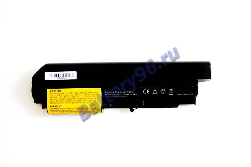 Аккумулятор / батарея ( 10.8V 4400mAh ) для ноутбука Lenovo / IBM ThinkPad T61 ( 14.1" widescreen ) T61 1959 101-160-100511-111051