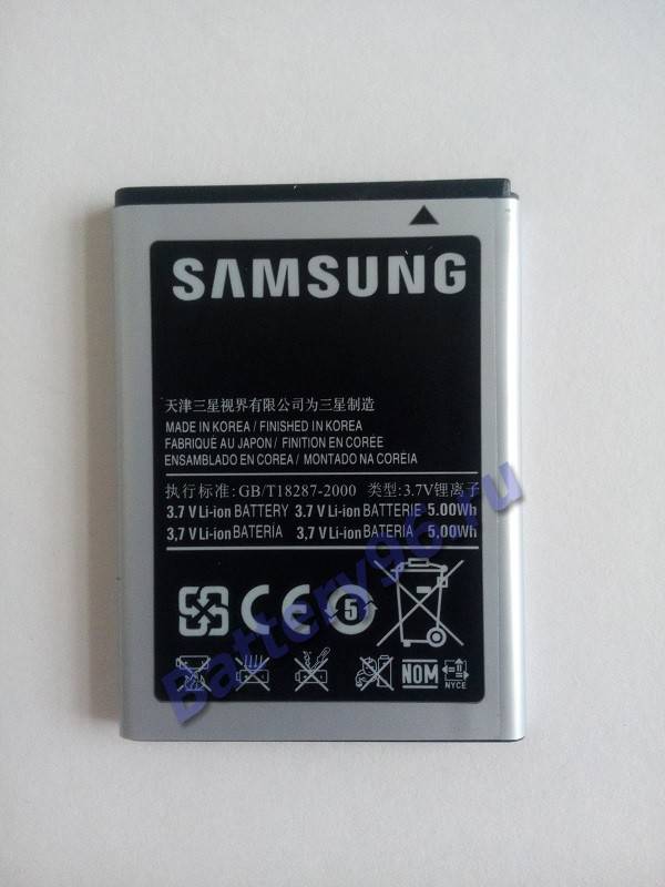 Аккумулятор / батарея ( 3.7V 1350mAh EB494358VU Samsung Group ) для Samsung Galaxy ( Ace S5830 / Gio S5660 / Fit S5670 ) 103-195-114287-114287