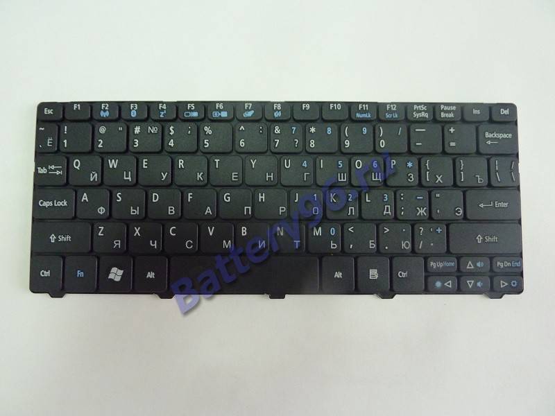 Клавиатура для ноутбука Acer Aspire One AO532 AO532H AOD532H 104-105-116207-117139