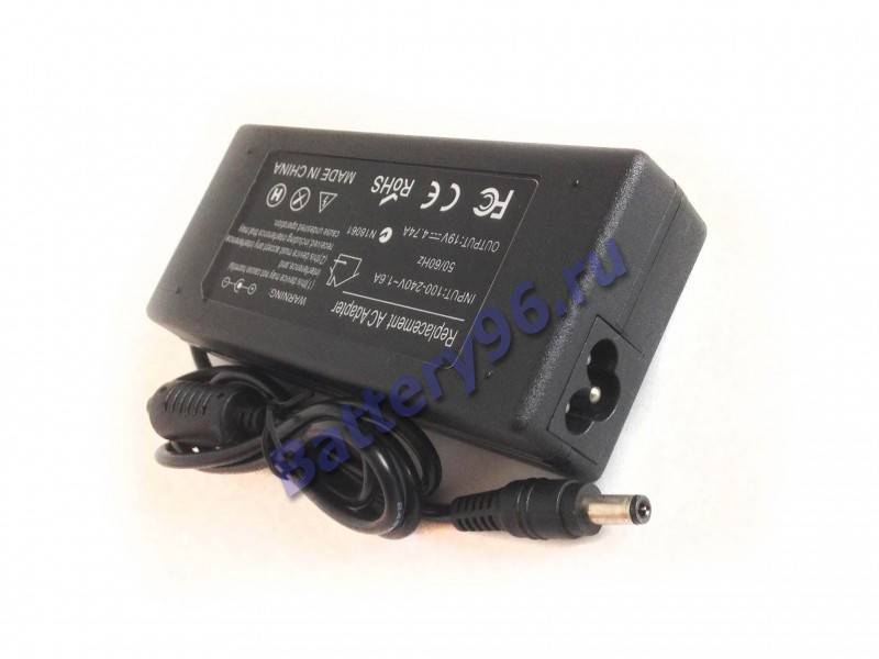 Зарядное уcтройство / блок питания для ноутбука Toshiba ( 19V 4.74A 5.5x2.5 ) 102-180-107667-107667