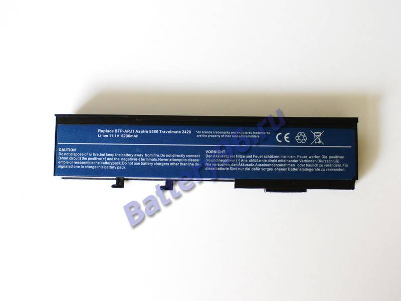Аккумулятор / батарея для ноутбука eMachines D620 ( 11.1V 5200mAh ) 101-105-100234-107887