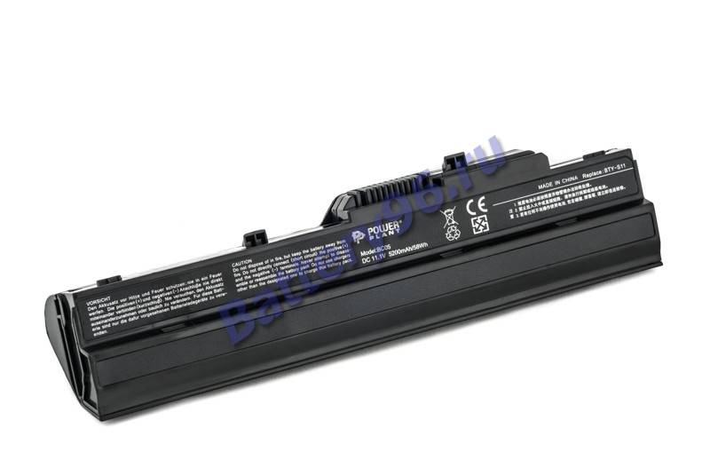 Аккумулятор / батарея ( 10.8V 5200mAh BTY-S11 ) для ноутбука MSI Wind U90 U90X U100 U100X LG X100 X100-G X100-L 101-170-100405-100405