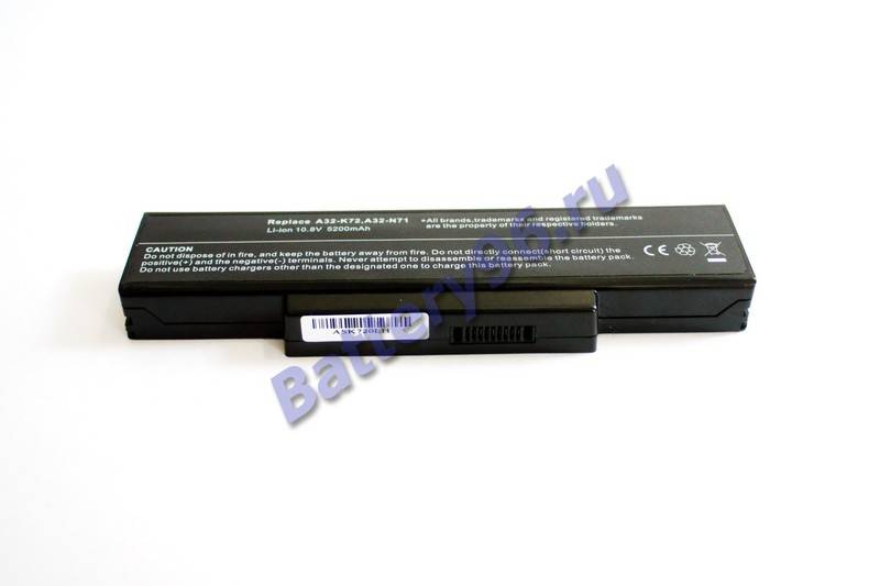 Аккумулятор / батарея ( 11.1V 5200mAh ) для ноутбука Asus Pro7C Pro7CB Pro7CE Pro7CS Pro7CT 101-115-100269-114501