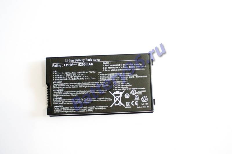 Аккумулятор / батарея ( 11.1V 5200mAh ) для ноутбука Asus Pro83 Pro83Q Pro83S 101-115-100282-114606