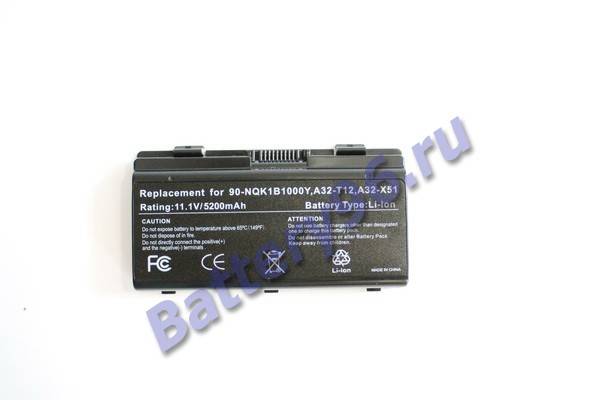 Аккумулятор / батарея ( 11.1V 5200mAh ) для ноутбука Asus 90-NQK1B1000Y 90R-NQL1B1000Y 101-115-100267-107066