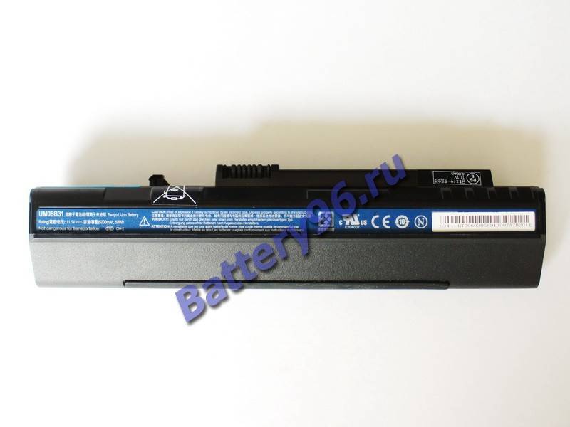 Аккумулятор / батарея ( 11.1V 5200mAh ) для ноутбука Acer Aspire One 571 Aspire One 8.9" Aspire One 10.1" 101-105-100221-107328