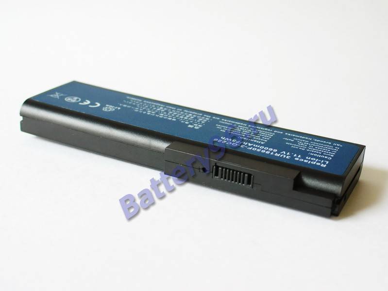 Аккумулятор / батарея ( 11.1V 6600mAh ) для ноутбука Acer TravelMate 8216WLHi 8216WLHi-FR 101-105-107671-114104
