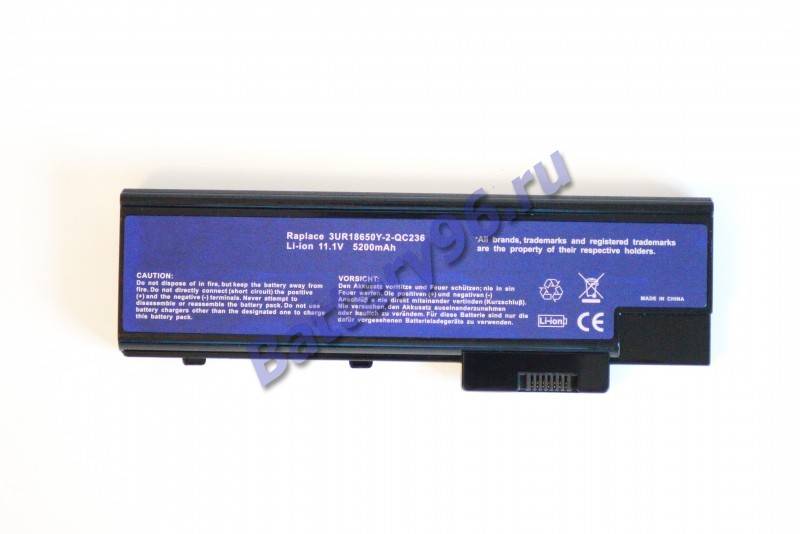 Аккумулятор / батарея ( 11.1V 5200mAh ) для ноутбука Acer Aspire 9423WMi 9423WSMi 101-105-102905-114005