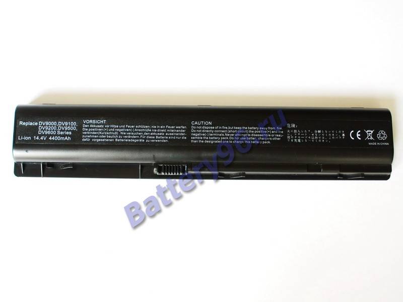 Аккумулятор / батарея ( 14.4V 5200mAh HSTNN-UB33 ) для ноутбука HP / Compaq Pavilion DV9000 DV9100 101-150-100356-100356