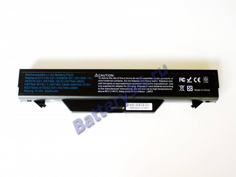 Аккумулятор / батарея ( 10.8V 5200mAh HSTNN-IB88 ) для ноутбука HP / Compaq 4710s 4510s 4515s 101-150-100365-100365