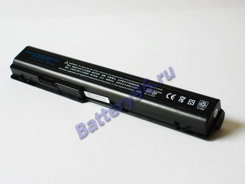 Аккумулятор / батарея ( 14.8V 7800mAh HSTNN-IB75 ) для ноутбука HP / Compaq Pavilion DV7 DV8 HDX18 101-150-100372-100372