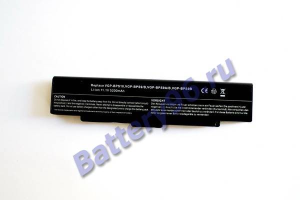 Аккумулятор / батарея ( 11.1V 4400mAh ) для ноутбука Sony VAIO VGN-CR31S/D VGN-CR31S/L VGN-CR31S/P VGN-CR31S/W 101-185-100437-111414
