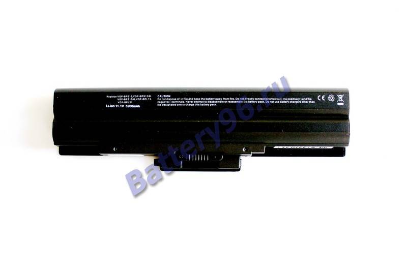 Аккумулятор / батарея ( 11.1V 4400mAh ) для ноутбука Sony VAIO VGN-NW120J VGN-NW125J VGN-NW130J VGN-NW150J VGN-NW160J VGN-NW180J 101-185-100444-112039