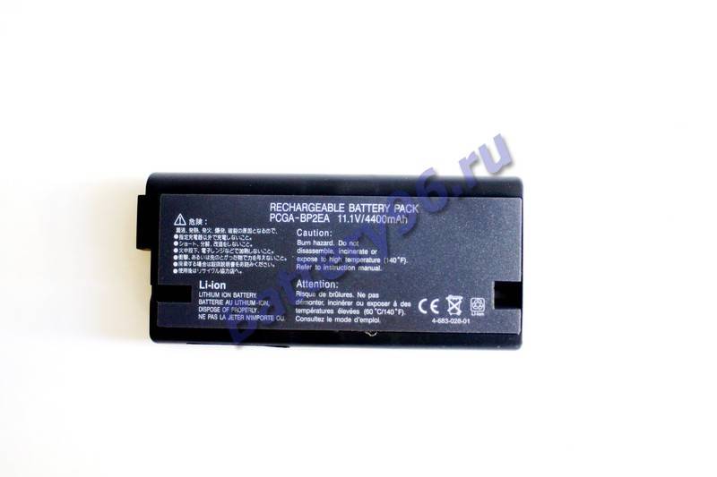 Аккумулятор / батарея ( 11.1V 4400mAh ) для ноутбука Sony VAIO PCG-GR200K PCG-GR200P 101-185-100452-112326