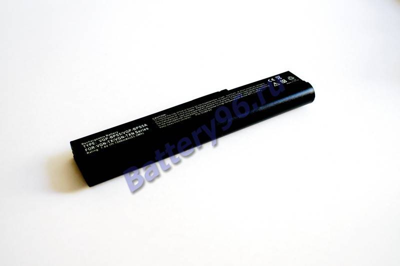 Аккумулятор / батарея ( 7.4V 6600mAh ) для ноутбука Sony VAIO VGN-TX1HP VGN-TX1XP VGN-TX1XRP 101-185-100454-112473