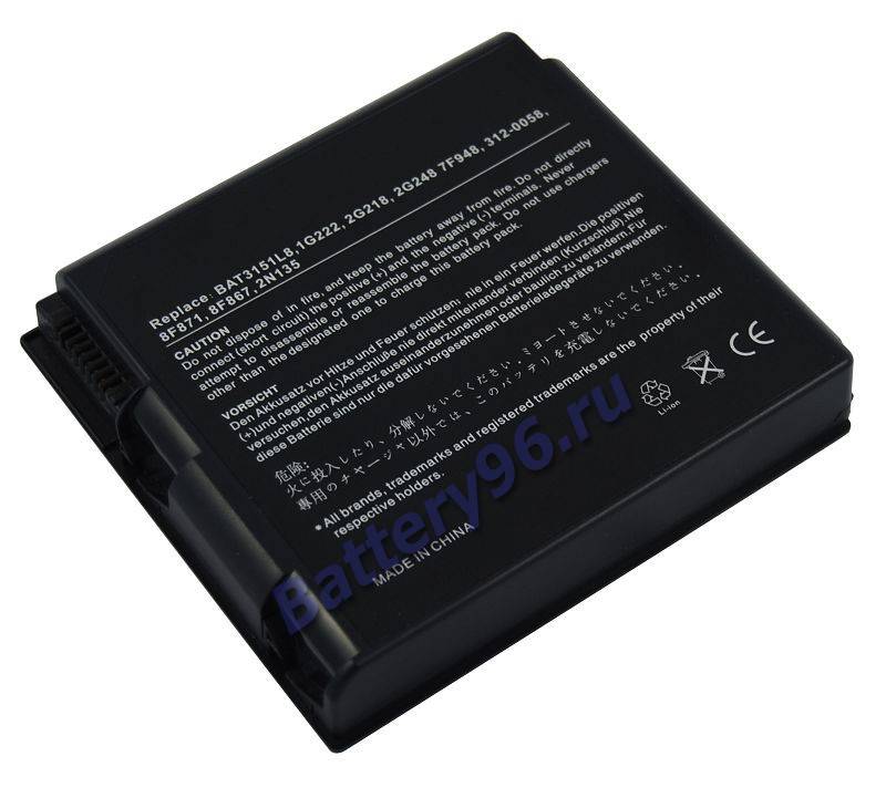 Аккумулятор / батарея для ноутбука Dell Inspiron 2600 (14.8V 4400mAh 8F967) 101-135-103025-103025
