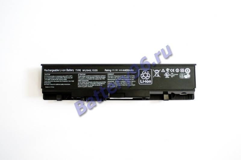 Аккумулятор / батарея ( 11.1V 5200mAh ) для ноутбука Dell Studio 15 1535 1536 1537 1555 1557 1558 101-135-100312-110282