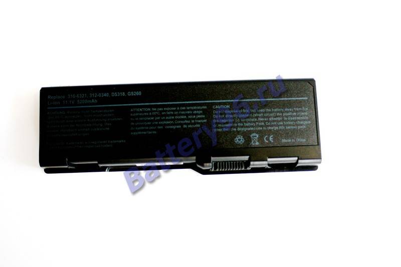 Аккумулятор / батарея ( 11.1V 5200mAh ) для ноутбука Dell 310-6321 310-6322 101-135-100334-110588