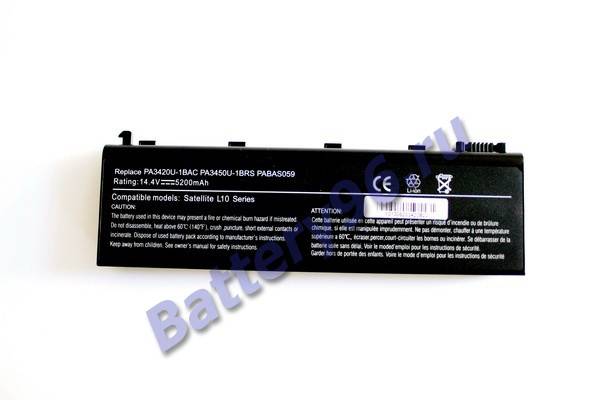 Аккумулятор / батарея для ноутбука Toshiba Satellite L10 L20 L15 L100 ( 14.4V 5200mAh Toshiba PA3420U-1BRS ) 101-180-100470-100470