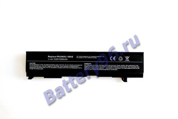 Аккумулятор / батарея ( 10.8V 4400mAh ) для ноутбука Toshiba PA3451U PA3451U-1BAS PA3451U-1BRS PA3457U-1BRS 101-180-100457-112514