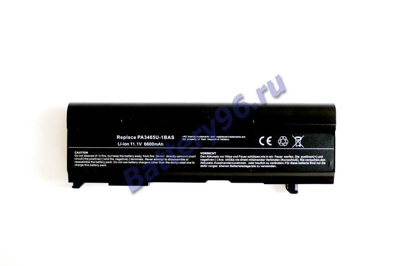 Аккумулятор / батарея ( 10.8V 6600mAh ) для ноутбука Toshiba Satellite M70-181 M70-183 M70-186 M70-187 M70-189 M70-194 101-180-103109-112679