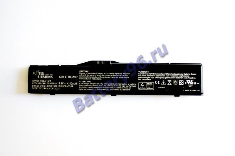 Аккумулятор / батарея ( 14.8V 4400mAh Fujitsu AT020SS8 ) для ноутбука Fujitsu / Siemens Amilo M-7440 5000 WB-B55 FIC MB05 40004666  BPWB55 MB05 SA219219002 SMP AT11FSS8 101-145-100551-100551